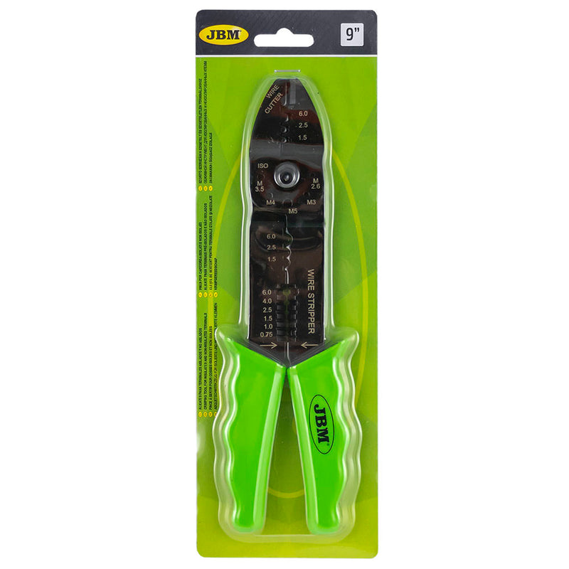 JBM (53932) Crimping Tool for Insulated and Non-Insulated Terminals 9"
