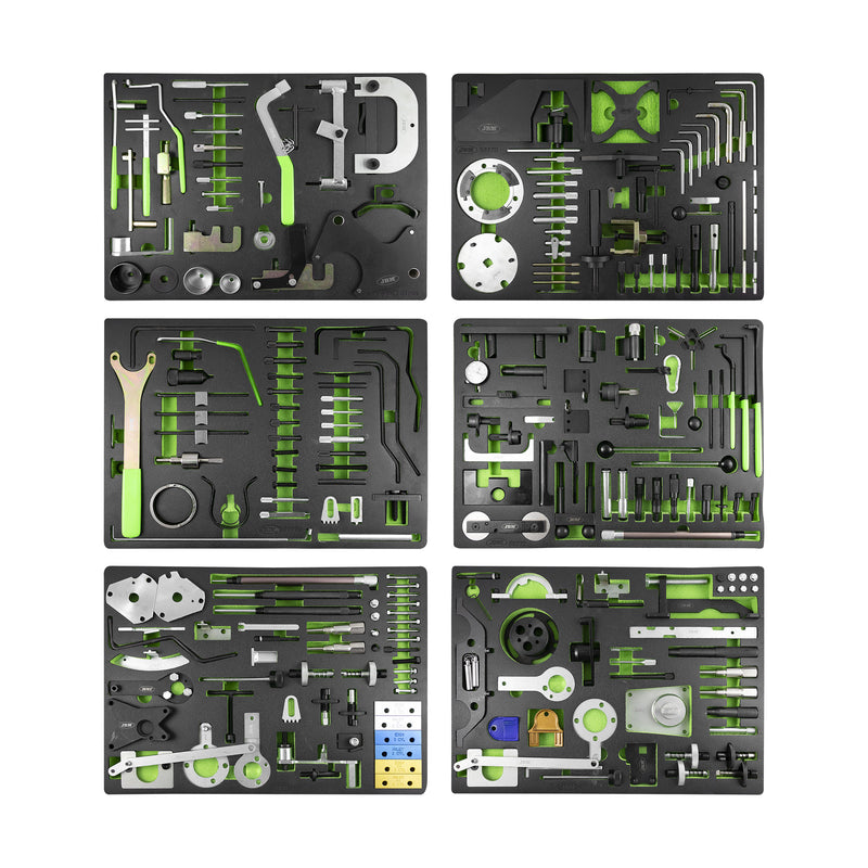 JBM (53952) 7 Drawer Tool Trolley - Red - Timing Tool Set Included
