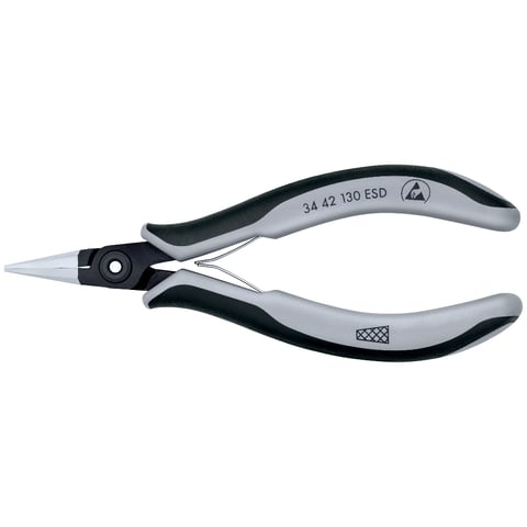 Knipex (34 42 130 ESD) Precision Electronics Gripping Pliers ESD