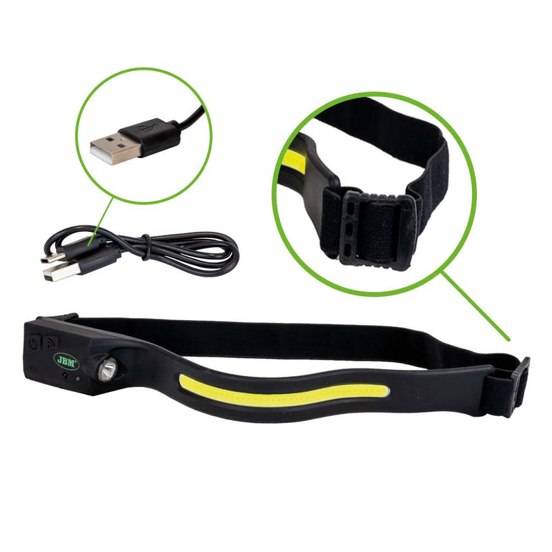 Linterna frontal LED ajustable JBM (54004) - 350lm