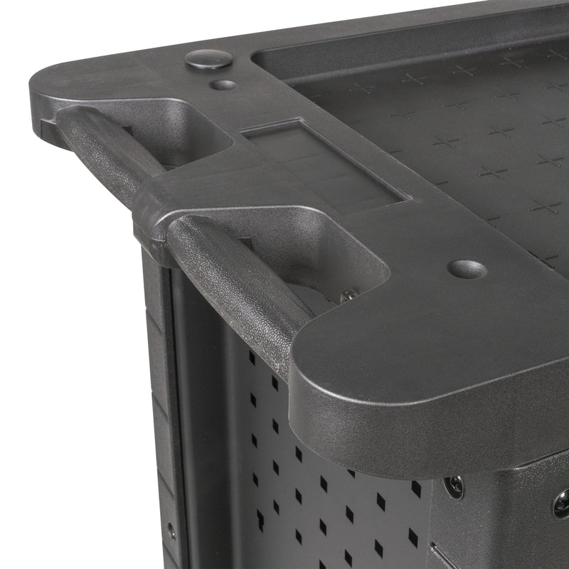 JBM (54006) 7 Drawer Tool Trolley - Green - Empty