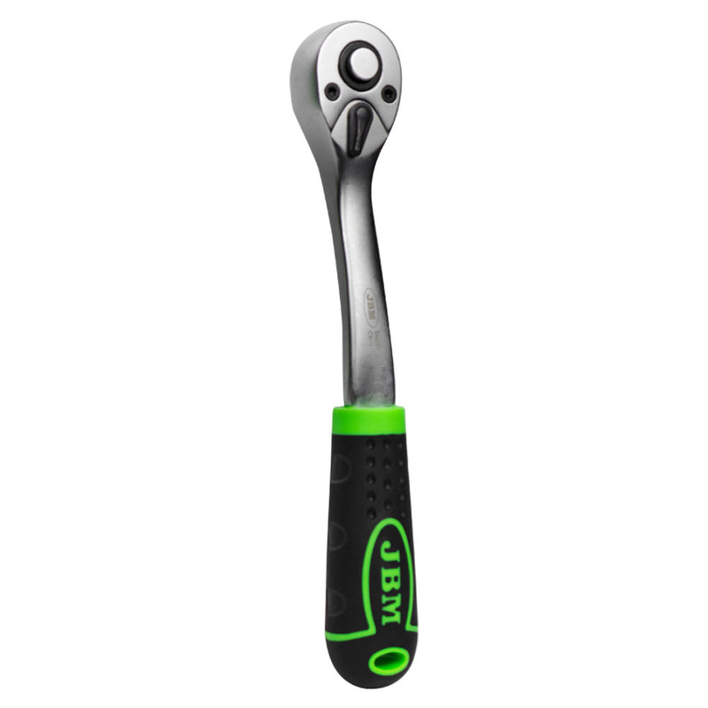 JBM (54021) 3/8" Ratchet with 72-Tooth Head 200mm - Zinc-Plated