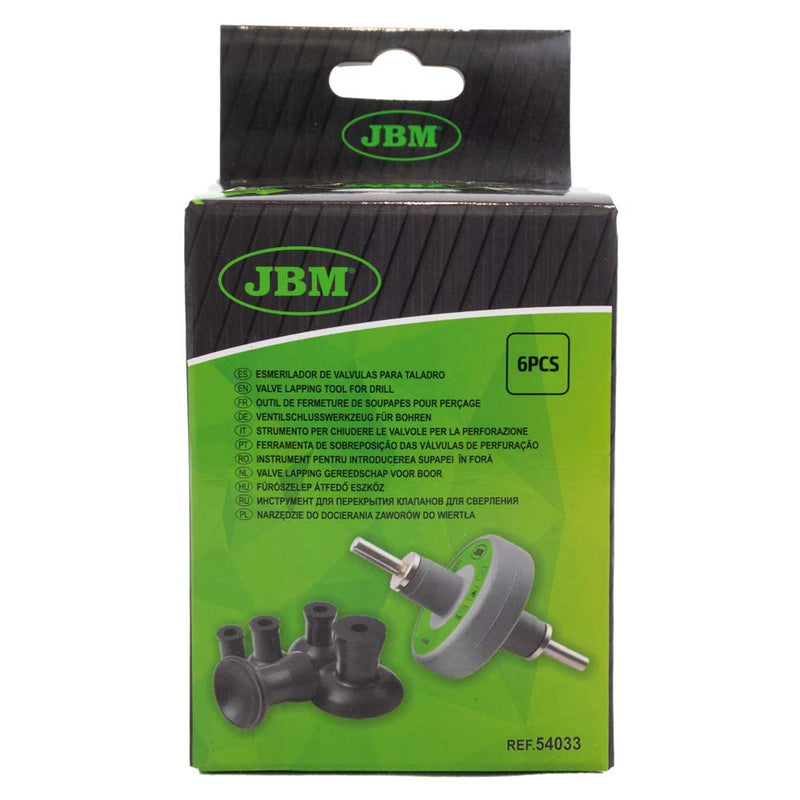 Ferramenta de brunimento de válvulas JBM (54033) para berbequim
