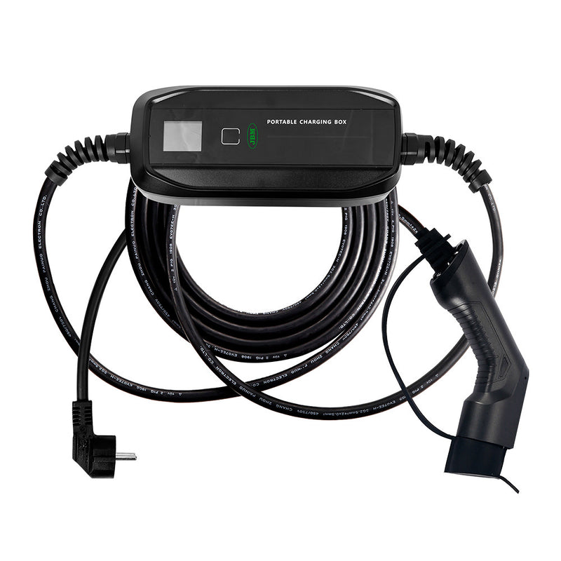 Cargador portátil para coches eléctricos JBM (54059): 3,68 kW, 16 A, tipo 2, monofásico