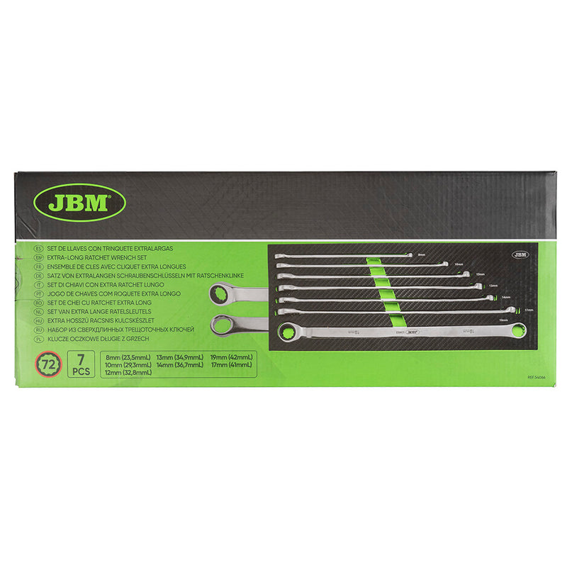 JBM (54066) Módulo com 7 chaves de roquete extra longas