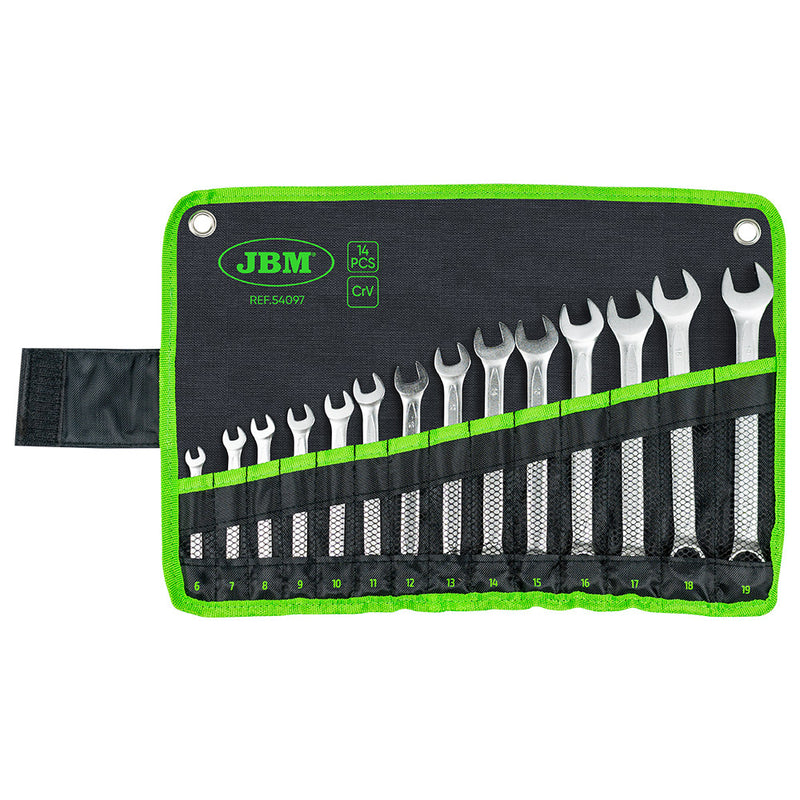 JBM (54097) Set Of 14 Combination Spanners