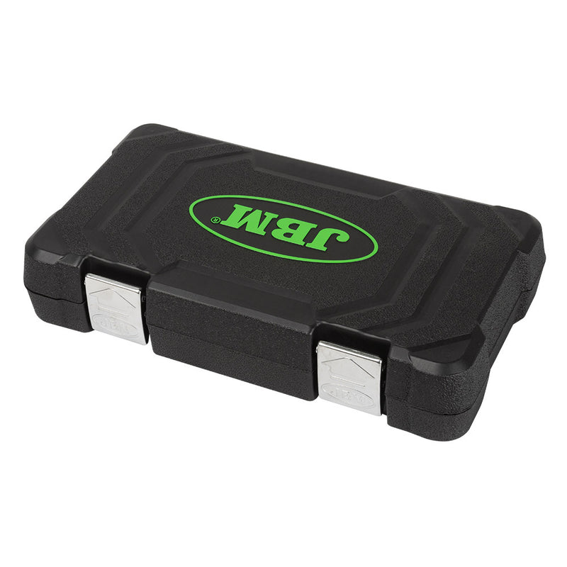 JBM (54109) 46-Piece Tool Set With 1/4" Hex Sockets  Zinc-Plated Finish