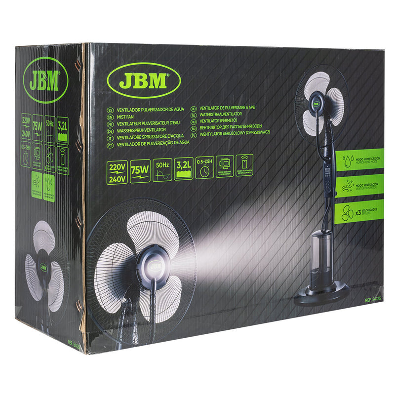 JBM (54125) Ventilador de Agua Nebulizada 75W