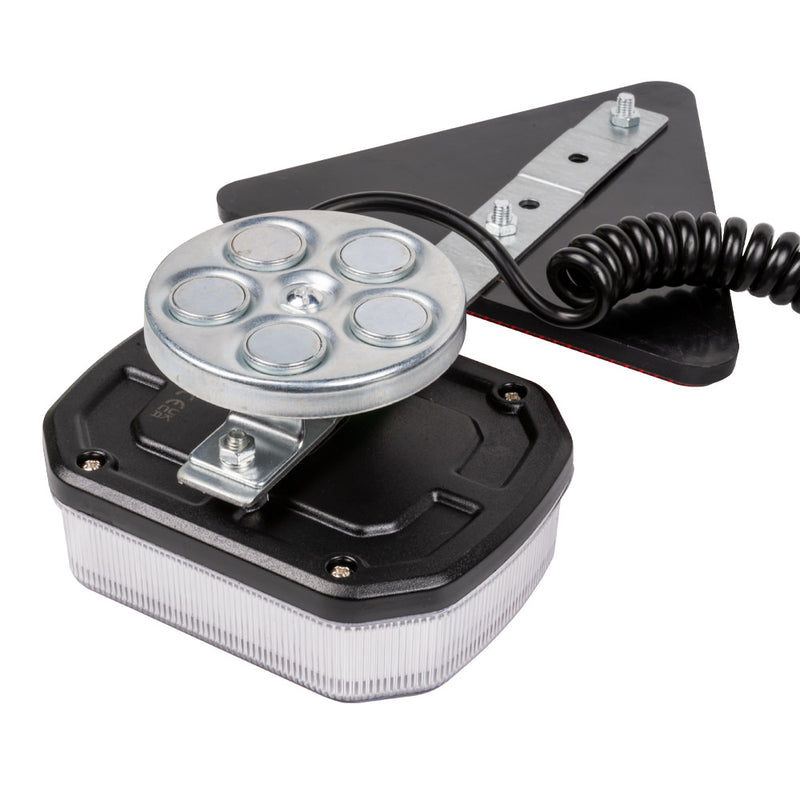 JBM (54162) Magnetic Rear Lights And Triangular Reflectors Set