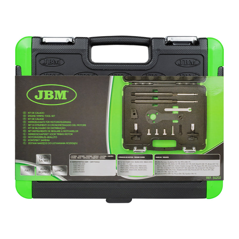 Conjunto de ferramentas de sincronização do motor JBM (54202) para Fiat/Alfa Romeo/Lancia