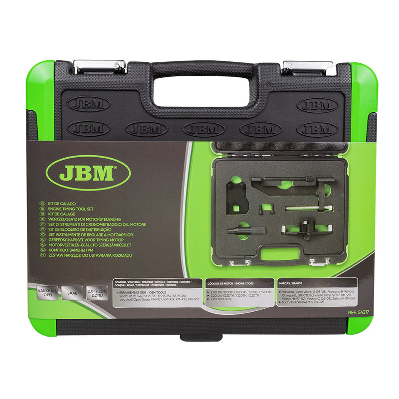 Juego de herramientas de sincronización del motor JBM (54217) para Vauxhall/Opel/Saab 2.0, 2.2 DTI