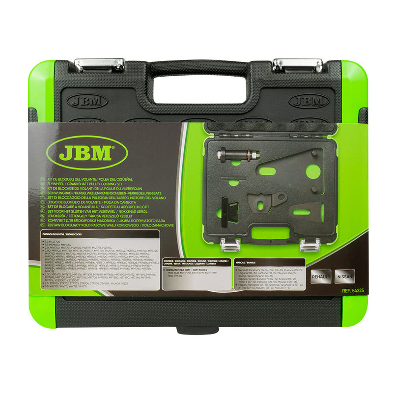 Juego de bloqueo de poleas de volante/cigüeñal JBM (54225) para Renault/Nissan