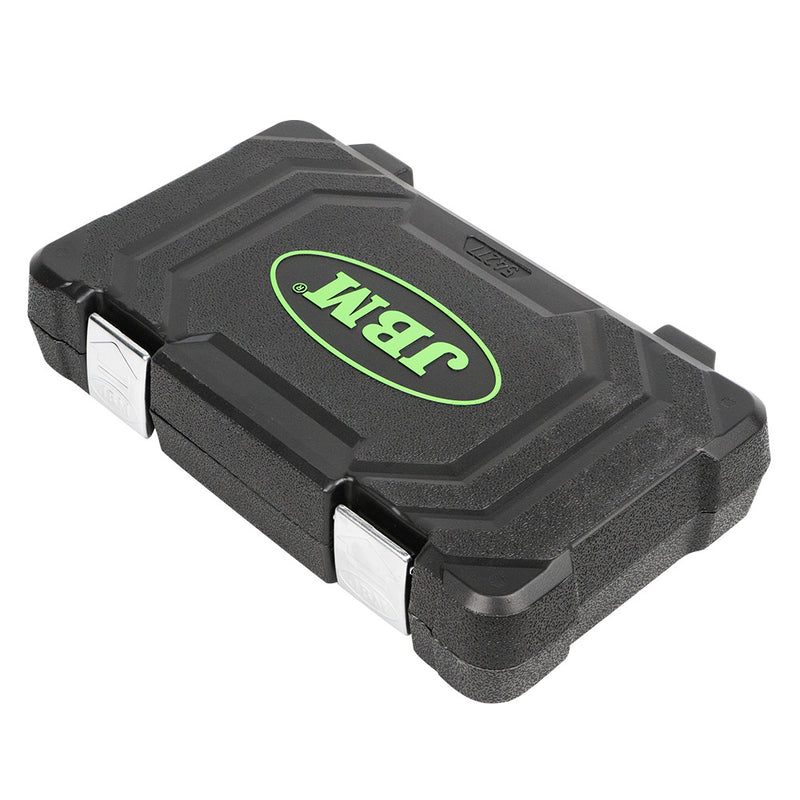 JBM (54277) Estojo de Ferramentas com 59 Peças e Casquilhos Sextavados de 3/8" - Acabamento em Zinco