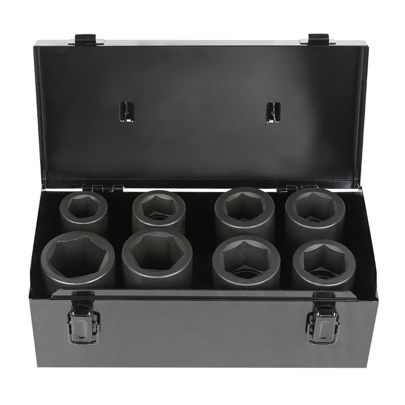 JBM (54316) 8 Piece 1" Large Impact Socket Set