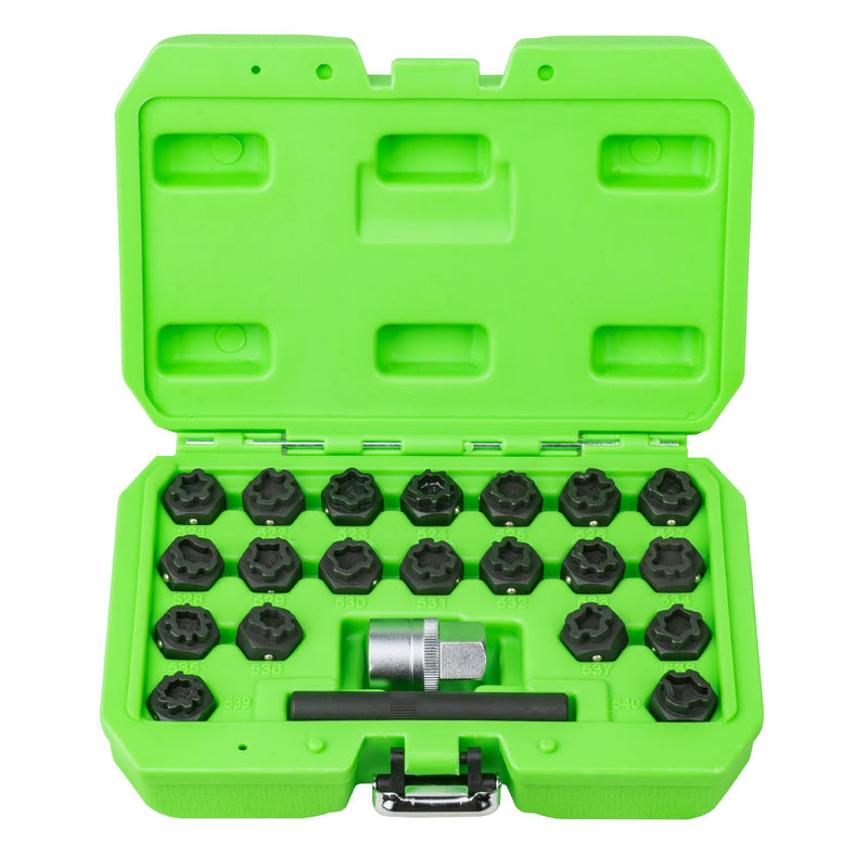 JBM (54317) 22-Piece Wheel Locking Bolt Key Set For Vag Group