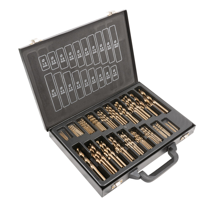 JBM (54348) Set Of Twist Drills 1-10mm Hss-Co5 Cobalt