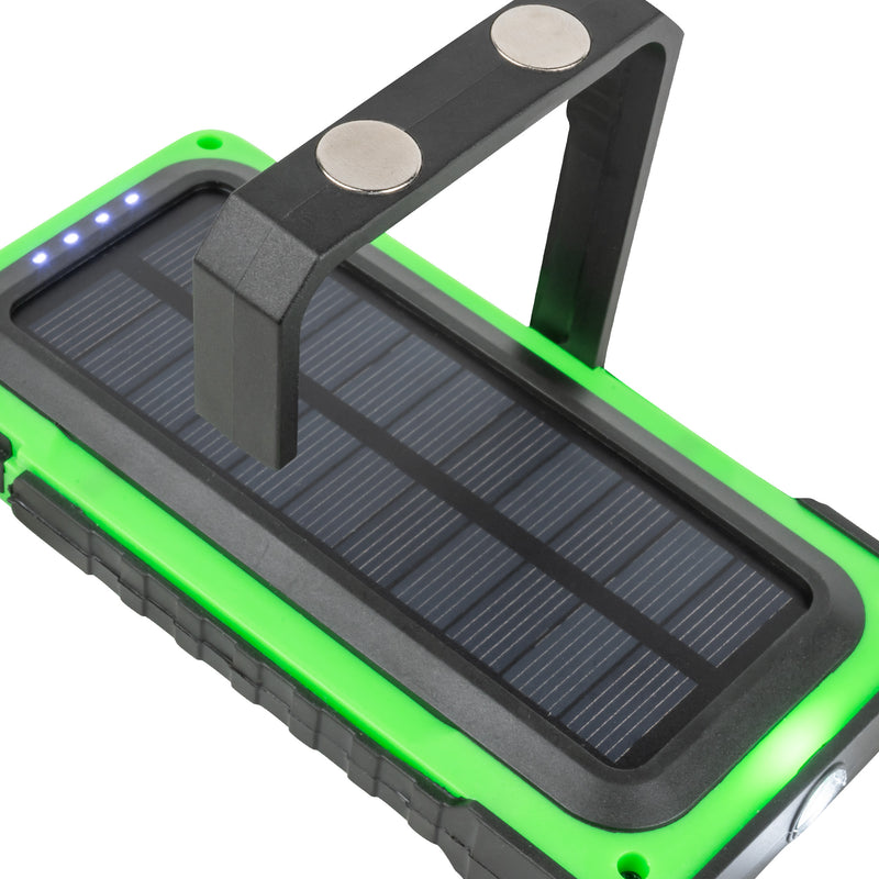 JBM (54379) Portable LED Work Ligh with Rechargeable Solar Magnetic Base - 800lm