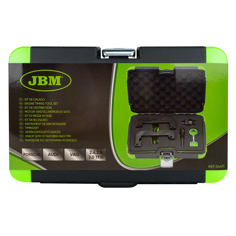 JBM (54411) Jogo de Ferramentas para Sincronização do Motor Vag/Porsche 2.4, 2.8, 3.0 TFSI
