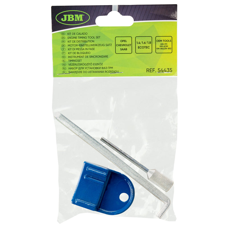 JBM (54435) Engine Timing Tool Set Opel/Chevrolet/Saab 1.4, 1.6, 1.8 Ecotec