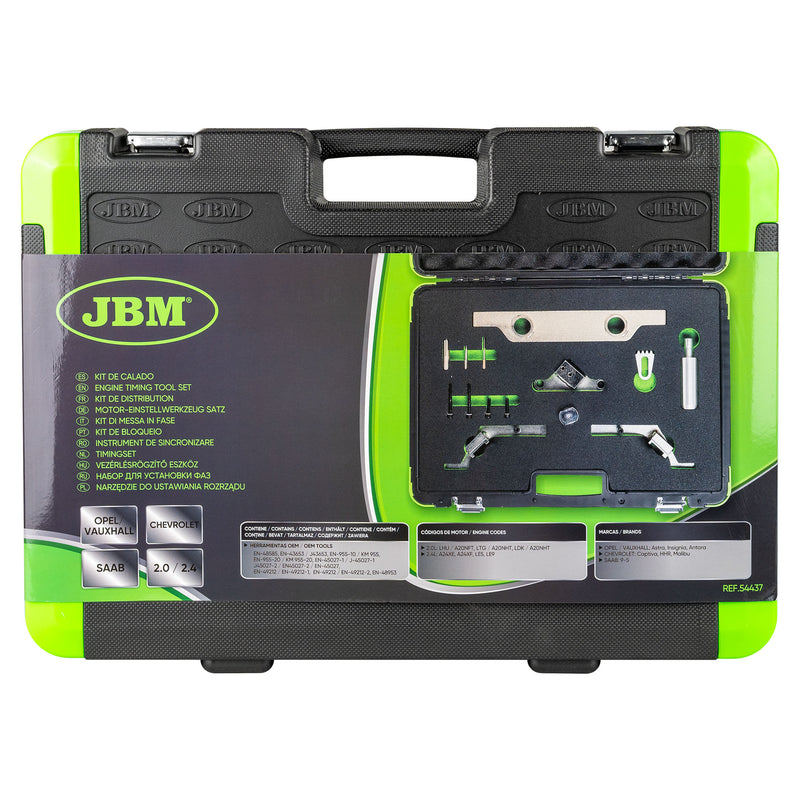JBM (54437) Conjunto de ferramentas de sincronização do motor Opel/Chevrolet/Saab 2.0, 2.4
