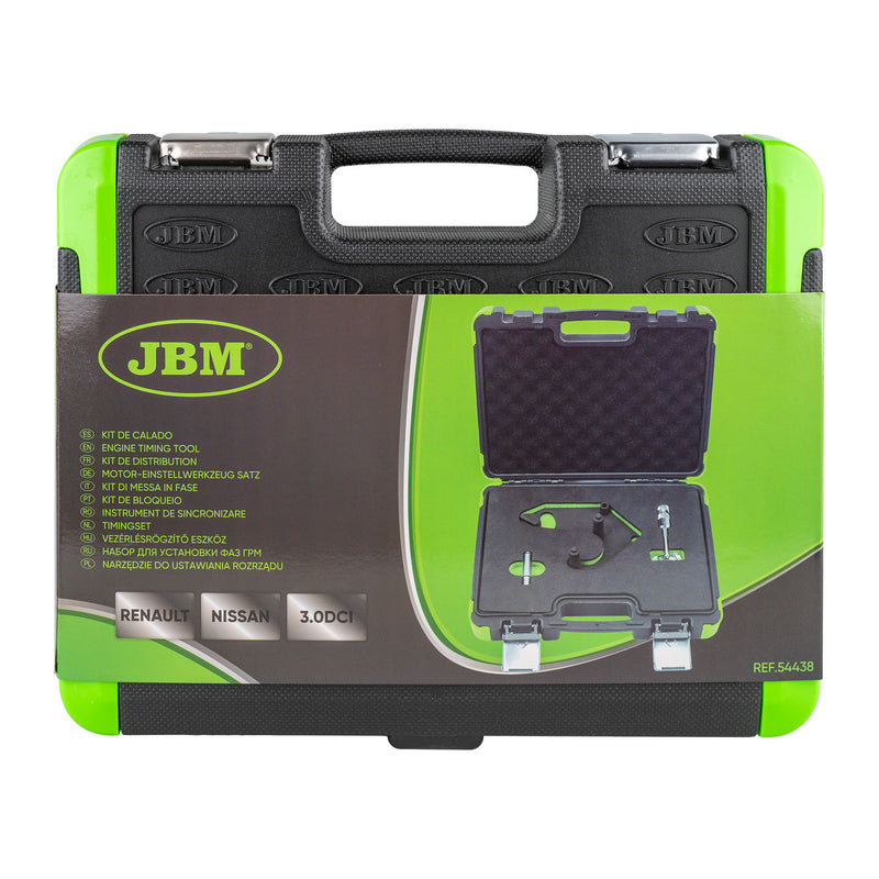Conjunto de ferramentas de sincronização do motor JBM (54438) Renault/Nissan 3.0dci