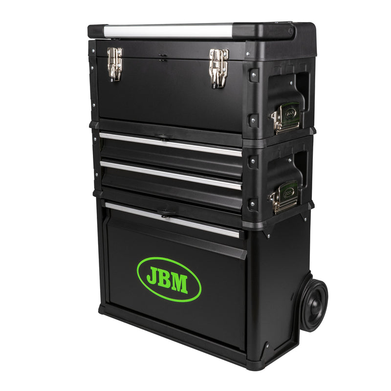 JBM (53672) Modular Tool Box Trolley - Equipped