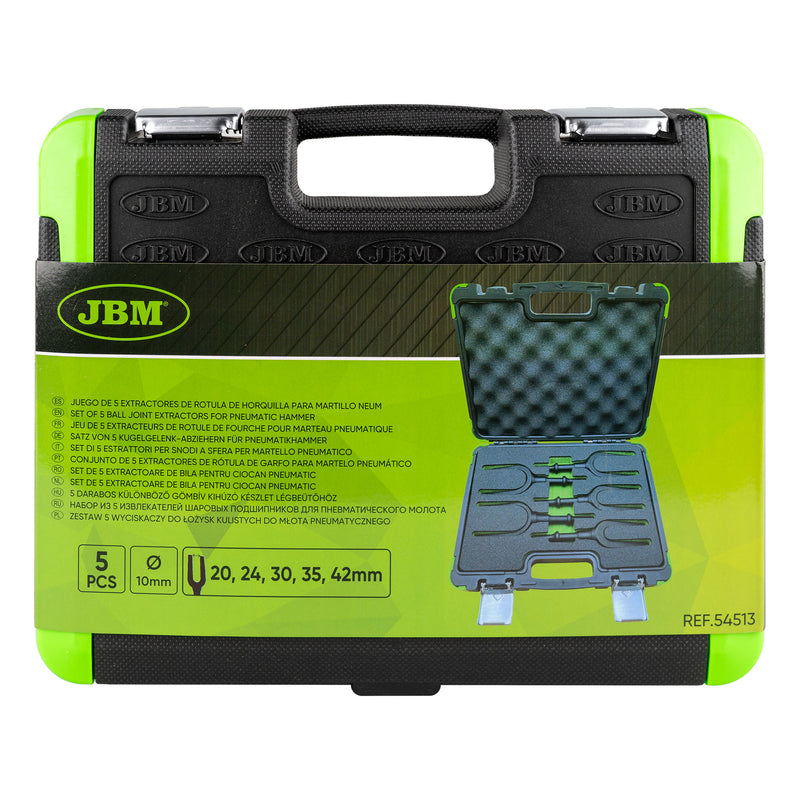 JBM (54513) Juego de 5 extractores de rótulas para martillo neumático