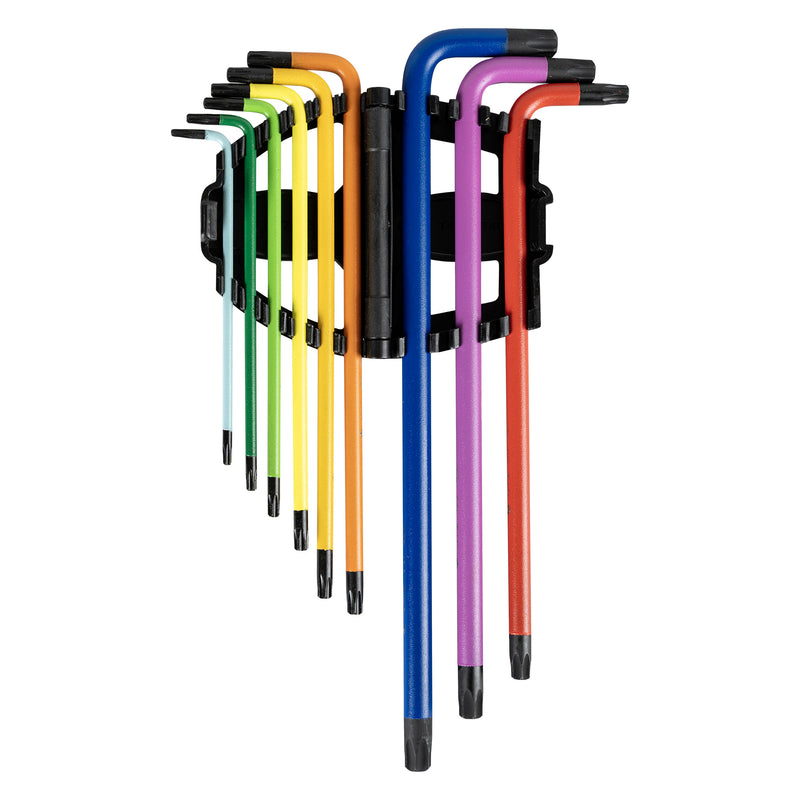 JBM (54532) Set Of 9 Extra-Long Colored Torx Keys