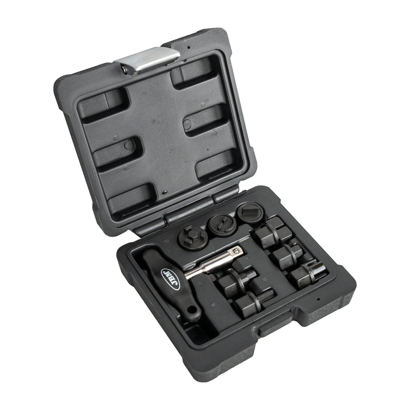 JBM (54538) Conjunto de 9 ferramentas de plástico para remoção de parafusos de drenagem de óleo