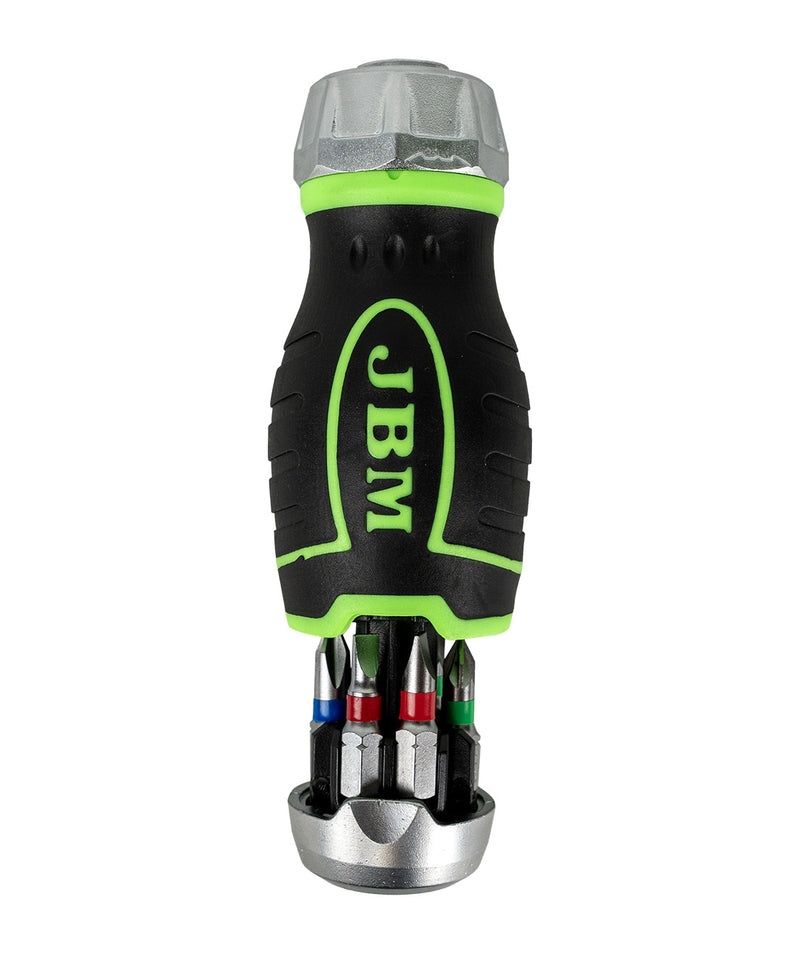 JBM (54551) 6 In 1 Stubby Ratchet Screwdriver