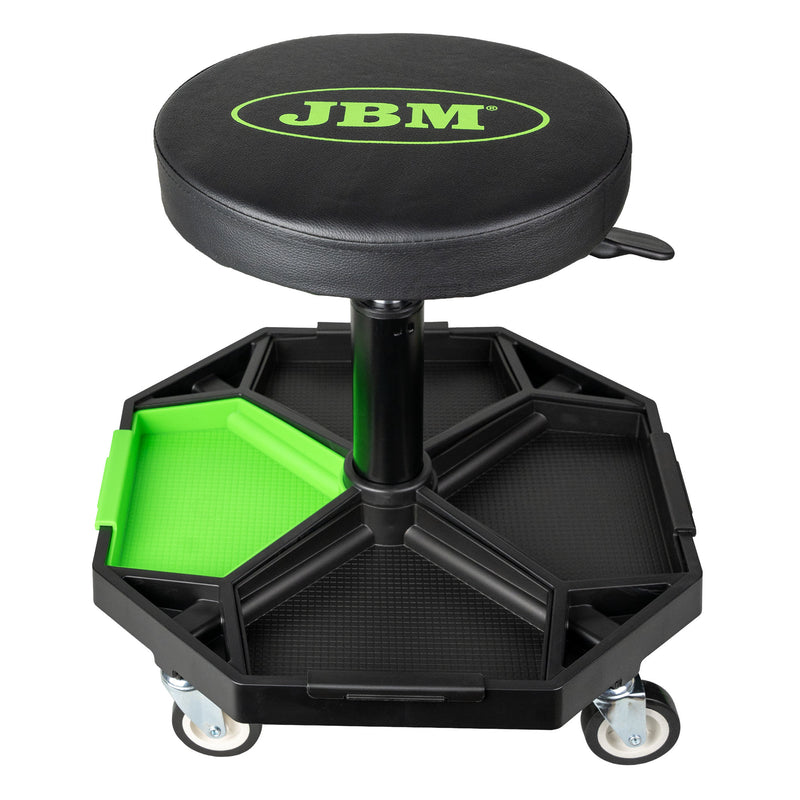 JBM (54583) Adjustable Work Seat With Removable Trays
