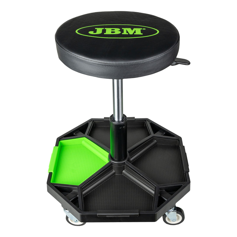 JBM (54583) Adjustable Work Seat With Removable Trays