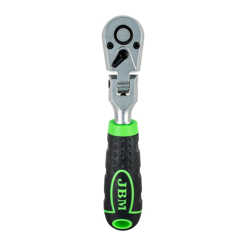 JBM (54691) Roquete com Cabeça Flexível de 1/4" e 72 Dentes, 165 mm
