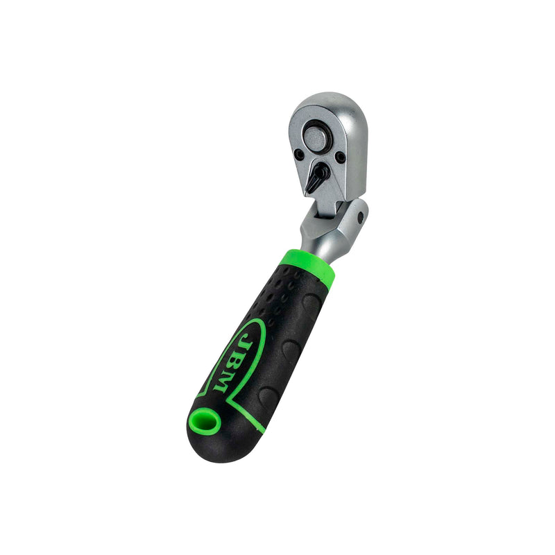 JBM (54691) Roquete com Cabeça Flexível de 1/4" e 72 Dentes, 165 mm