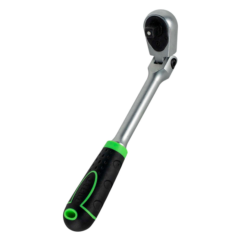 JBM (54694) Trinquete articulado/giratorio de 3/8”, 72 dientes