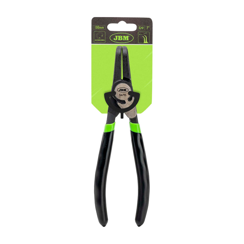 JBM (54715) 7" 90 Degree Bend Nose Internal Circlip Plier 180mm