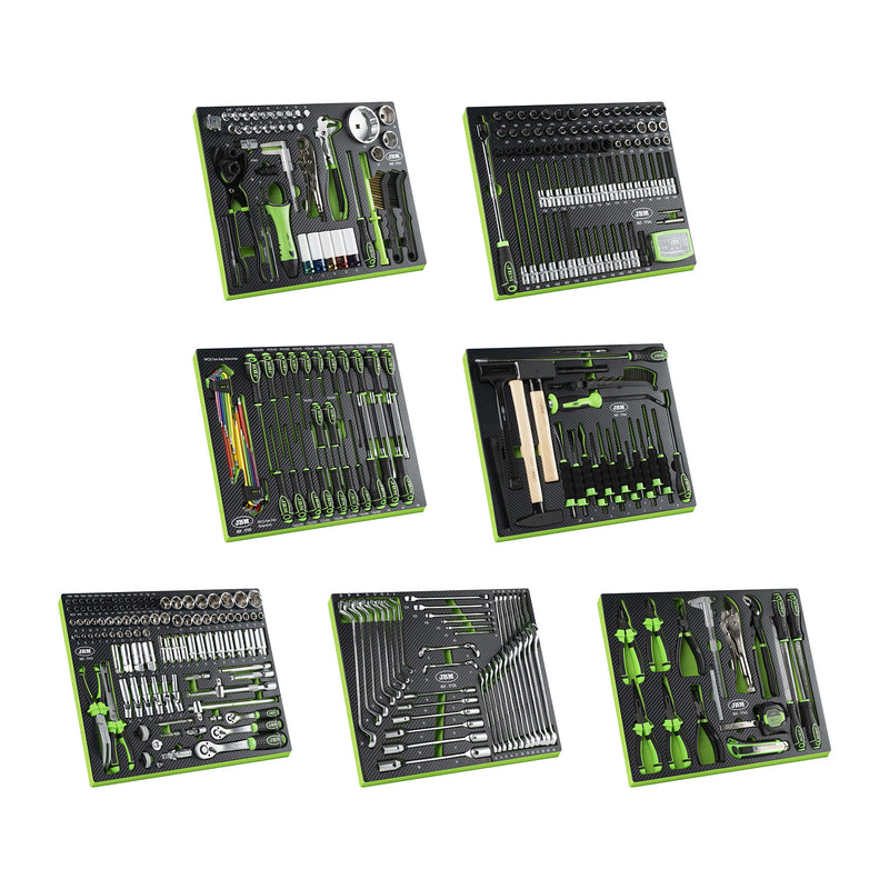JBM (54720) Set Of 7 Eva Carbon Modules For Tool Trolley