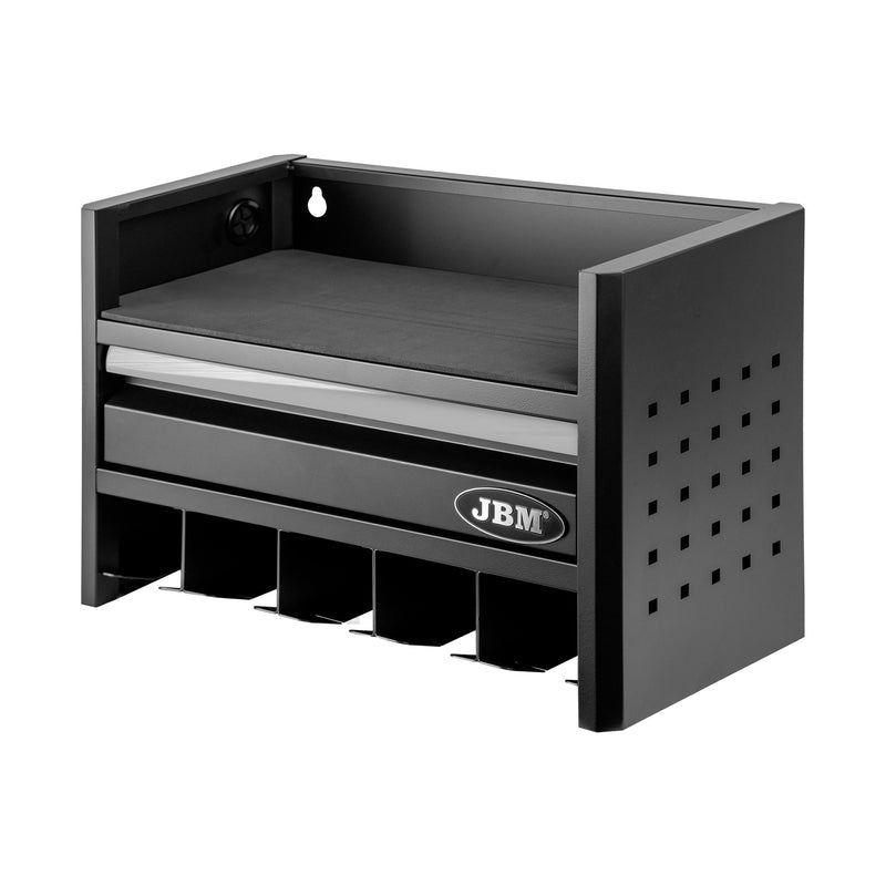 JBM (54784S) Estante de almacenamiento de 3 niveles para herramientas eléctricas - Plateado