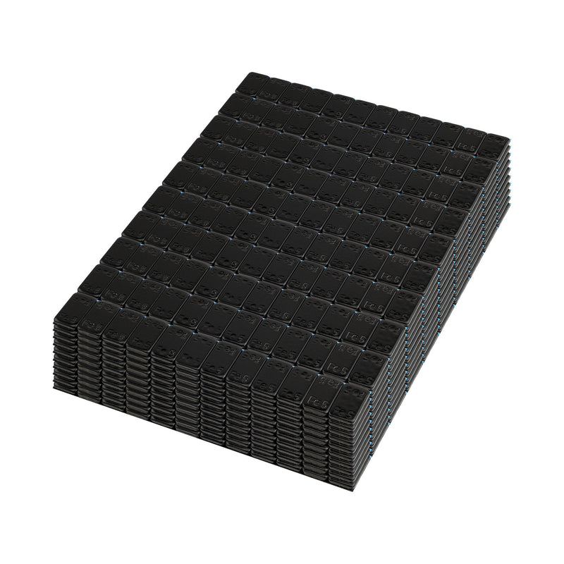 JBM (54787) Box Of 100 Adhesive Iron Wheel Weights - 60g (12x5g) - Black