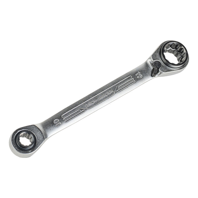 JBM (54790) 4-In-1 Ratchet Wrench (13-17mm X 10-19mm)