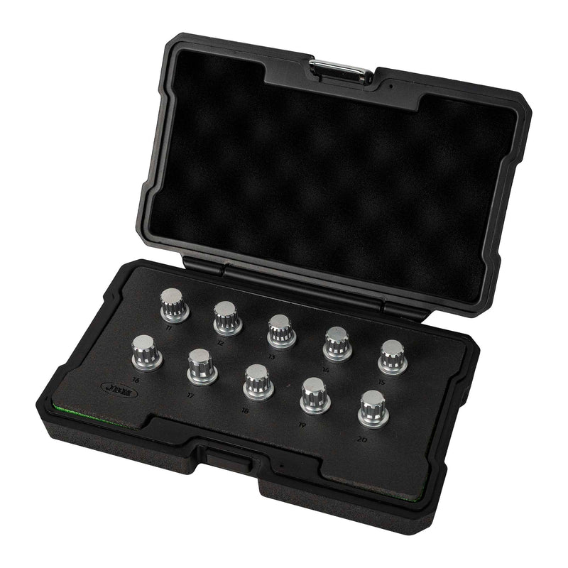 JBM (54816) 10-Piece Tipped Key Set For Wheel Locking Bolts Bmw