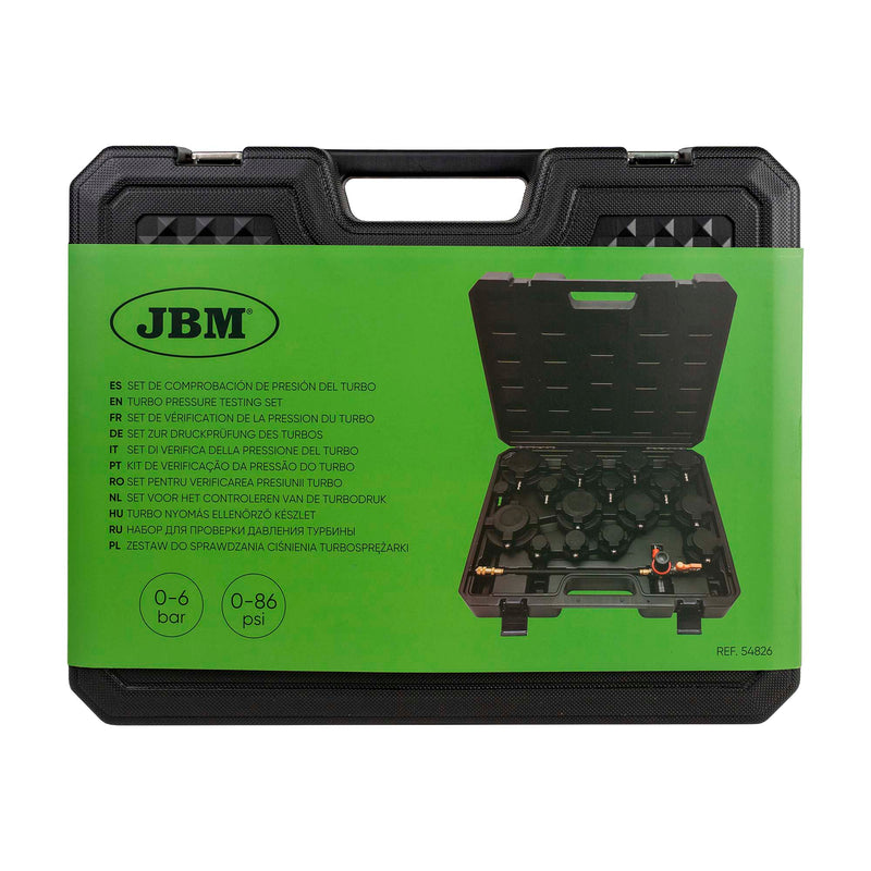 JBM (54826) Juego de prueba de presión de turbo