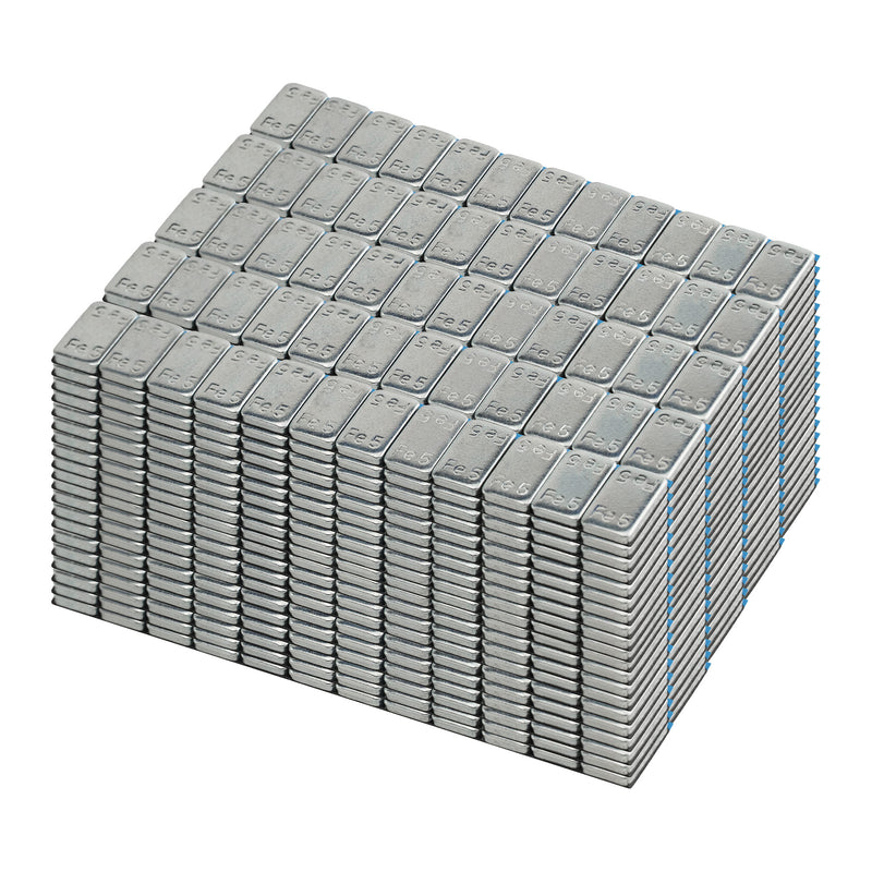 JBM (54844) Caixa com 100 pesos de ferro autocolantes para rodas - 60g (12x5g)