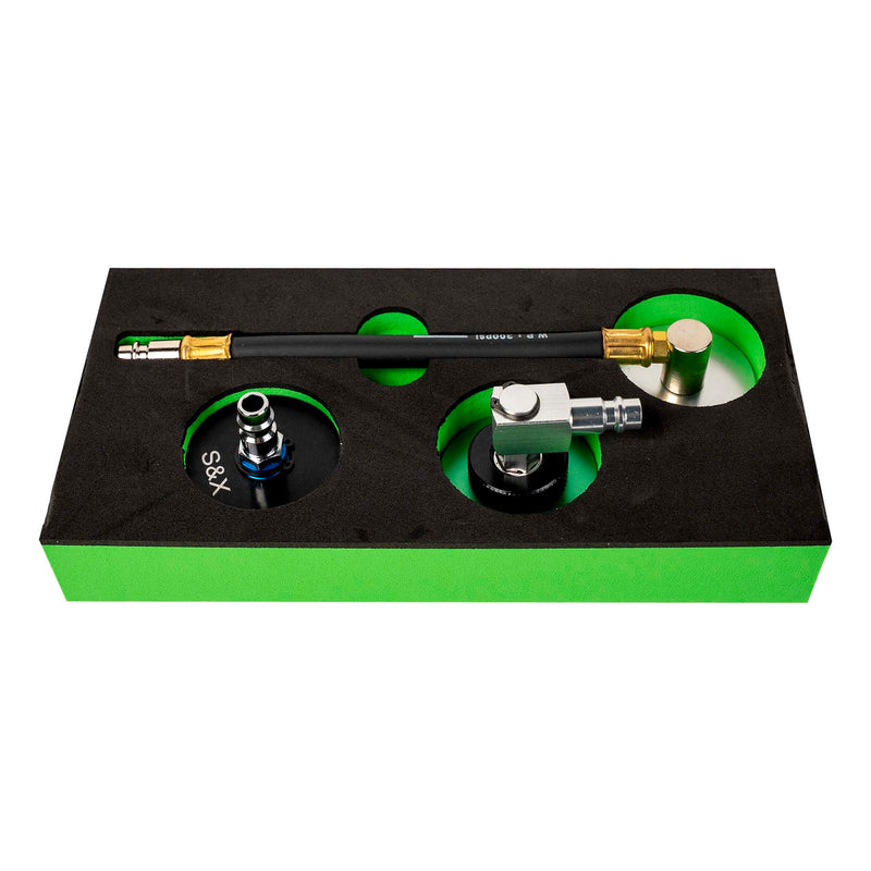 JBM (54887) Juego de adaptadores de purga de frenos para Tesla