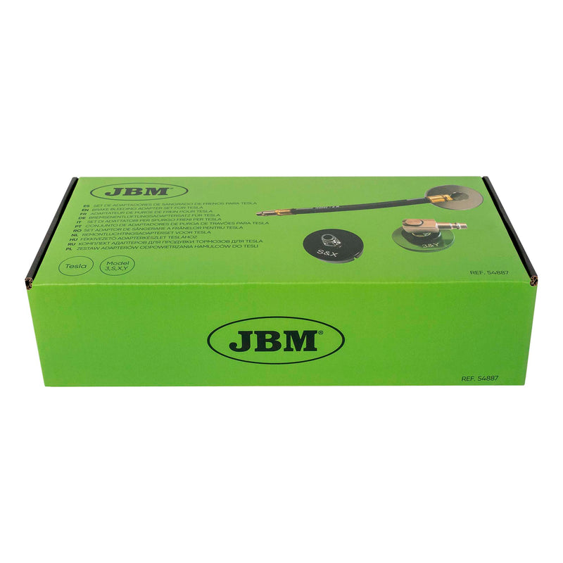 JBM (54887) Juego de adaptadores de purga de frenos para Tesla