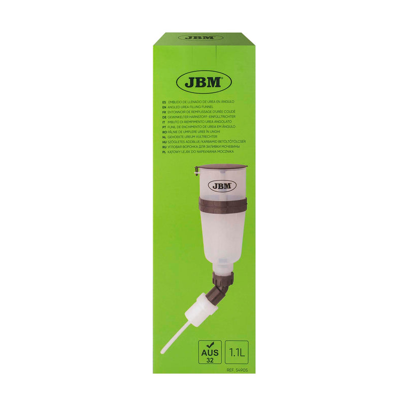 Embudo de llenado de urea angular (Aus32) JBM (54905)