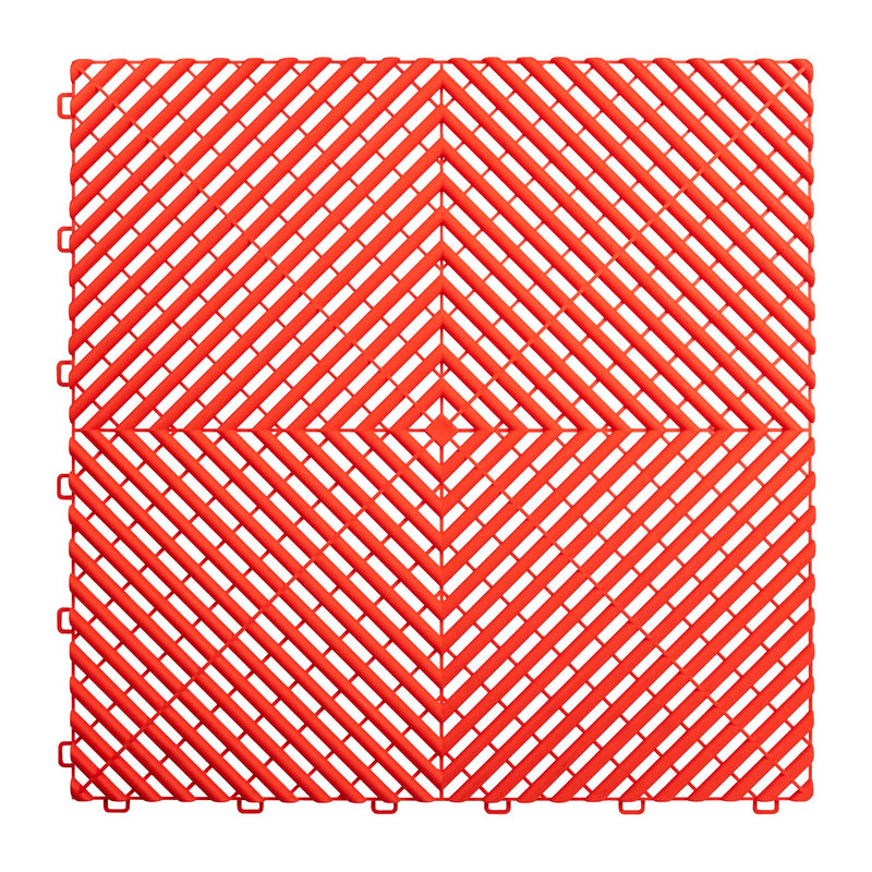JBM (54909) Red Perforated Pp Floor Tile