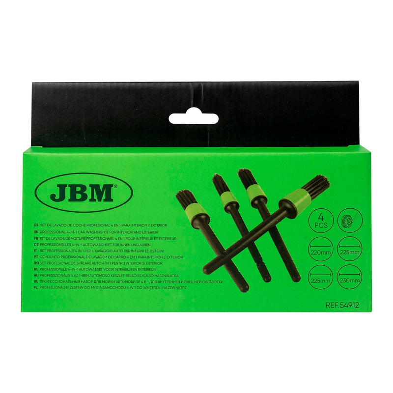 JBM (54912) Professional 4-In-1 Car Washing Kit For Interior And Exterior