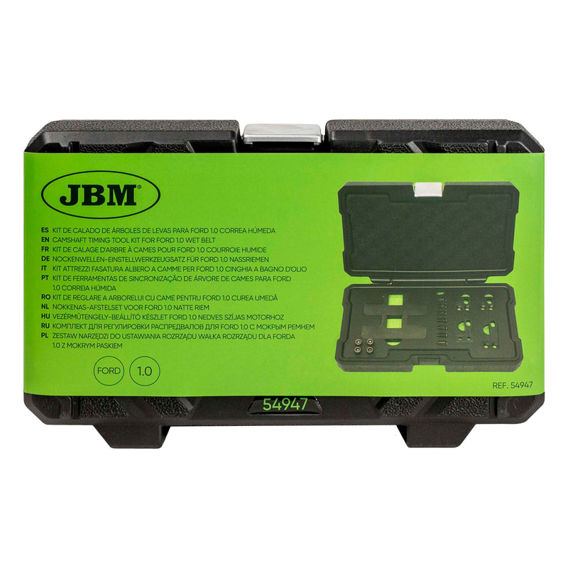 JBM (54947) Kit de herramientas de calado de árbol de levas para Ford 1.0 con correa bañada en aceite