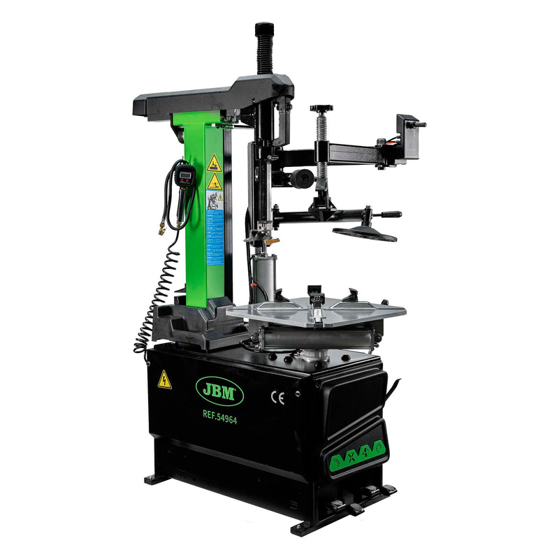 JBM (54964) Desmontadora de pneus com torre basculante automática e braço auxiliar 220 V